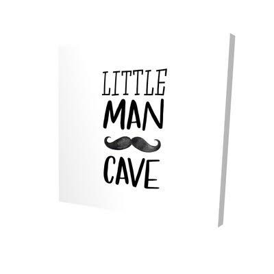 &Little Man Cave& Canvas Art Zoomie Kids Size: 36x22 H x 36x22 W x 1.5x22 D PTP8_J9ADY89